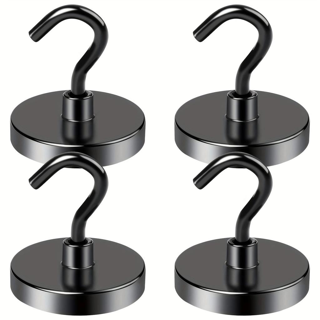 D32 Magnetic Hooks 100Lbs Heavy Duty for Cruise Cabins, Neodymium with Hooks for Hanging.