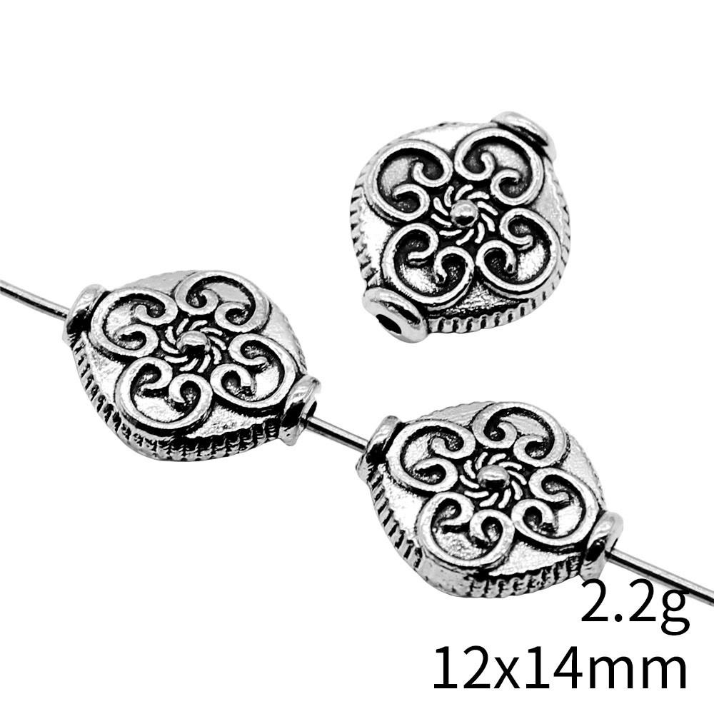 Bead Material Jewelry & Accessories Flower Small Hole Beads Spacer Accessories Parts Beads Jewelry Making Findings For Diy