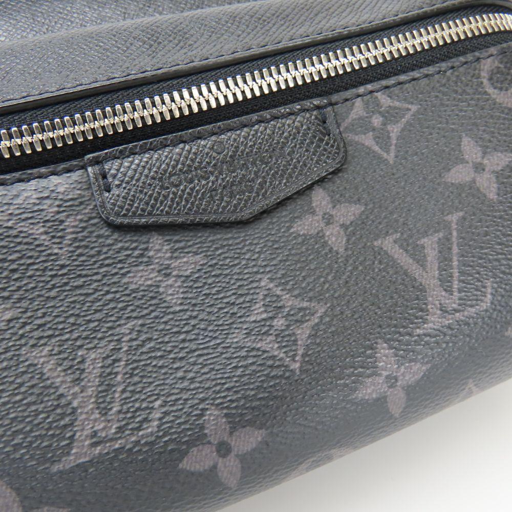 Used LOUIS VUITTON body bag Bum bag outdoor M30245 Taiga/Monogram Eclipse Noir Taigalama