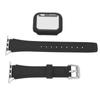 40mm Replacement Watchband Adjust Size PC Protective Case TPU Watch Strap for Iwatch Black