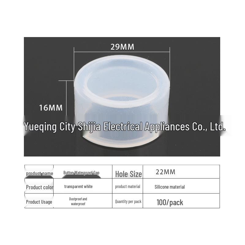22mm Emergency Stop Button Cover with Padlock - Dustproof Accidental Activation Prevention