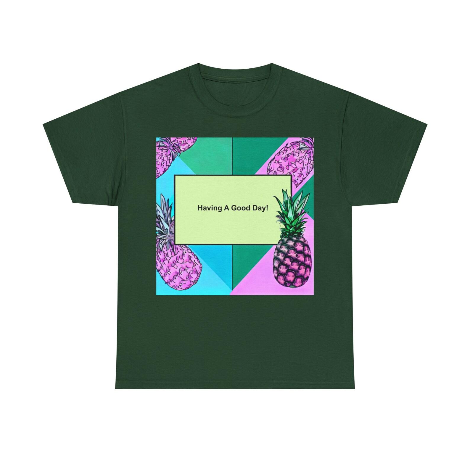Pineapple Having A Good Day Cotton Tee 100