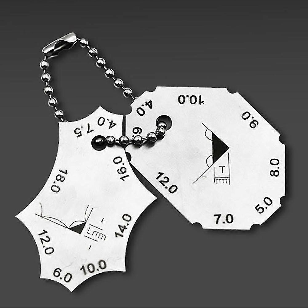 Steel Pocket Welding Gauge Weld Seam Testing Inspection Ruler Welding Tool - DD