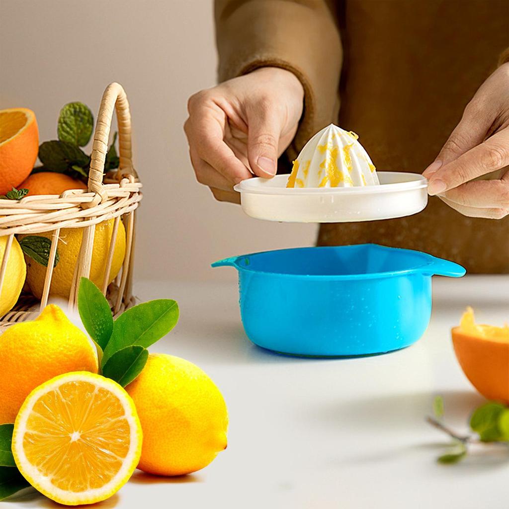 Orange Juicer Manual Heavy-Duty Hand Lime Squeezer Manual Orange Juicer With Bowl Juicer Strainer Kitchen Supplies Lemon