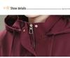 2026 Spring/Autumn Hooded Jacket for Middle-Aged & Elderly Women – Stylish Loose Fit