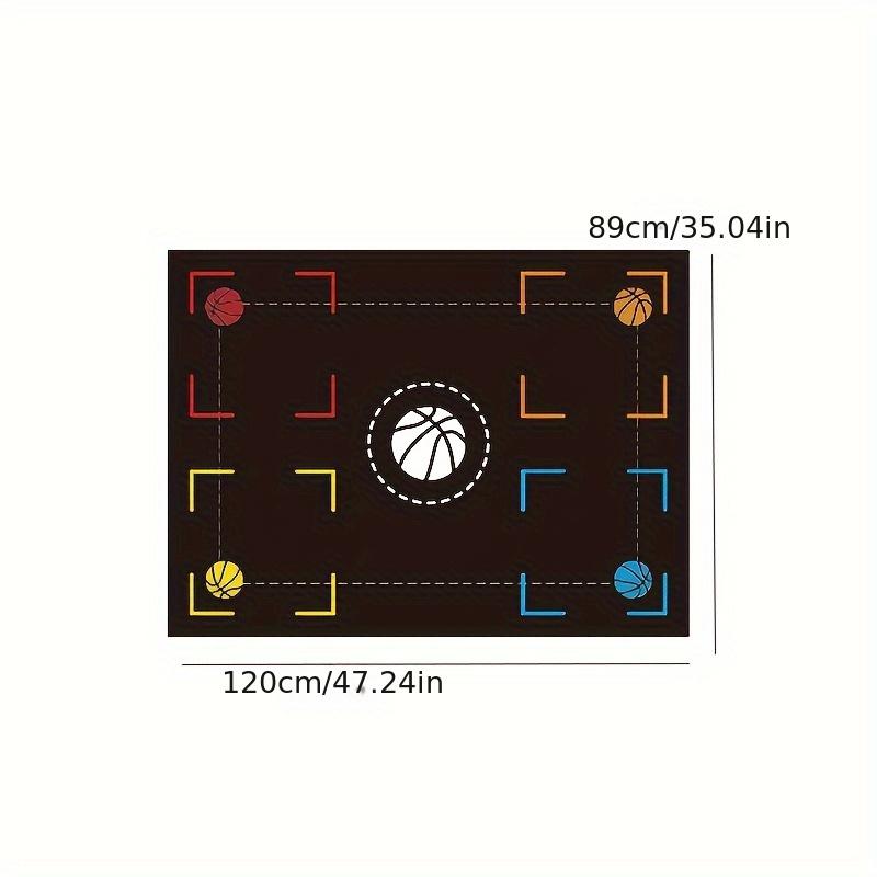 Basketball Training Mat Durable Non Slip Foldable Adults Dribble Training Mat Basketball Training Indoor Ourdoor Equipment