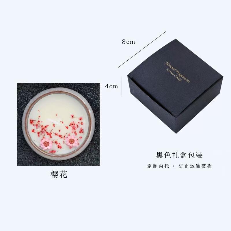 Ароматические свечи с цветочными ароматами, керамические подсвечники, креативные ручной работы ароматические свечи в стиле ins, романтические свечи для дня рождения