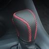 Car Gear Shift Knob Cover For Toyota Camry 70 Corolla    AT Leather Gearbox Handle Cover Shift Lever