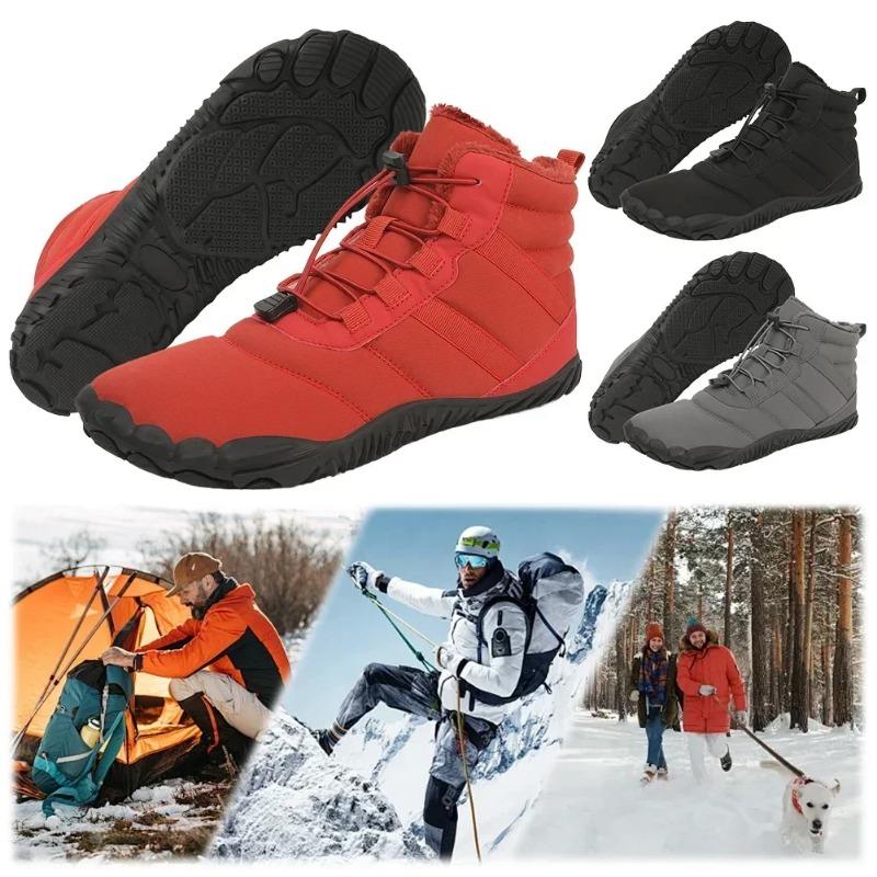Unisex Winter Schneestiefel Herren Damen Rutschfest Trekkingschuhe Wasserdicht Wanderschuhe Freizeitschuhe zum Reisen Klettern Wandern
