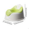 Kids Potty Toilet Portable Removable Pot Baby Seat with Backrest Green