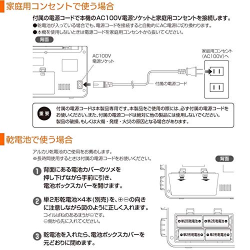 OHM AudioComm Portable DSP Radio AM/FM RAD-T650Z 03-0374
