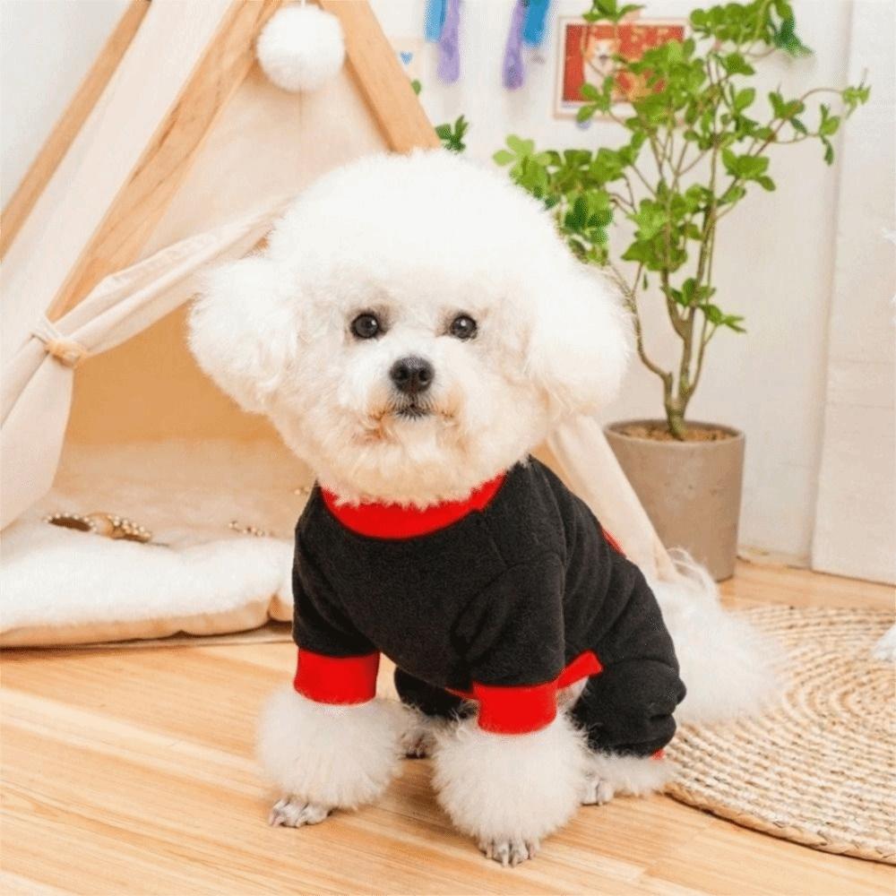Warm Dog Towing Suit Comfortable Dog Four Legged Clothing Dog Pajamas Autumn Winter