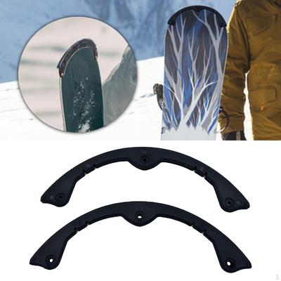 2 kusy Ochranná lišta hrany snowboardu Kryt hrany Odolný proti opotřebení Černý Skateboard Longboard