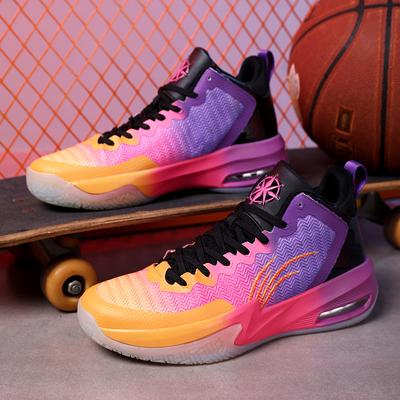 High Quality Air Cushion Men's Basketball Sneakers Outdoor Non-slip Woman Basketball Shoes Professional Sports Basket Shoes Men