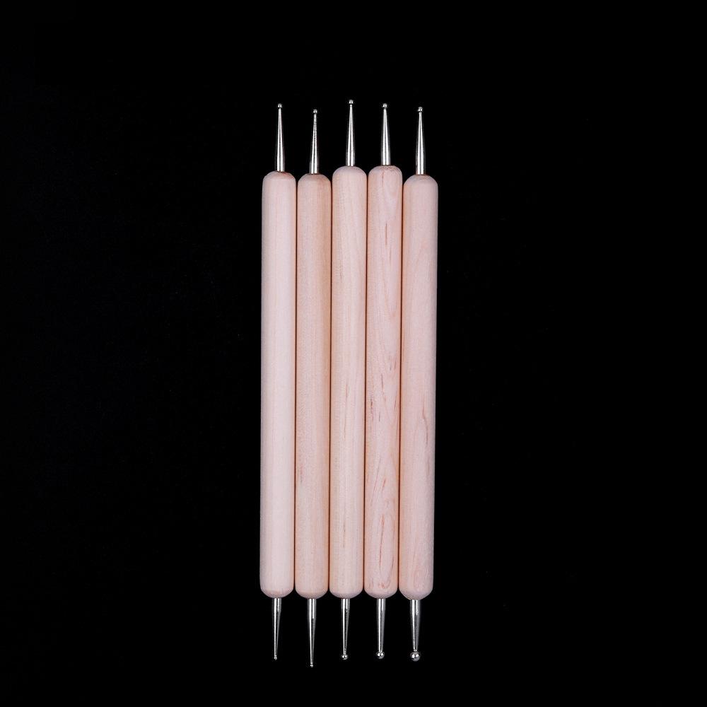 Wooden Dotting Tools Set for Pottery & Clay Crafting