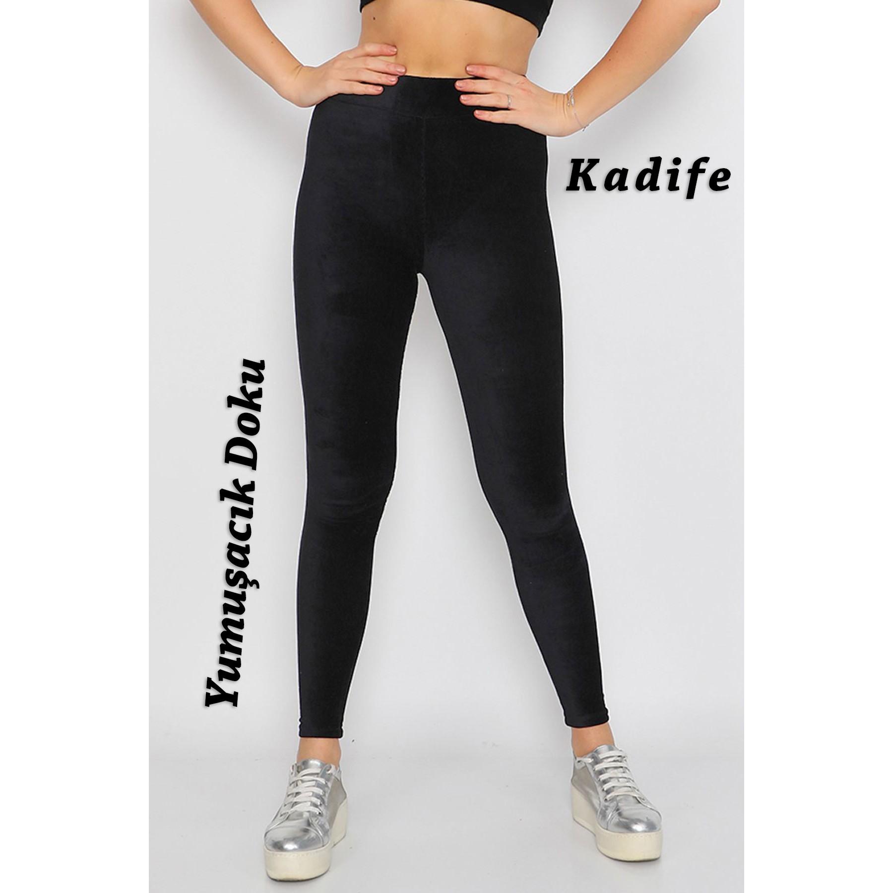 

Зимние бархатные леггинсы | Женские черные леггинсы из эластичного бархата с высокой талией, подарок для нее, SML-XL-2xl S чёрный