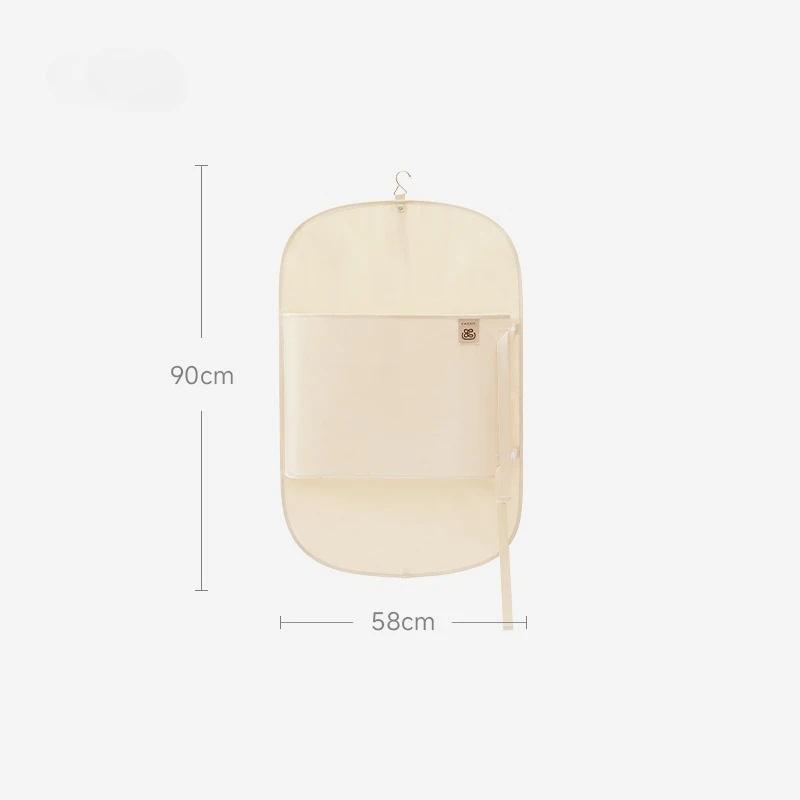 Składane materiałowe worki do przechowywania z kompresją i ochroną przed kurzem - Organizer oszczędzający miejsce w szafie na kurtki puchowe, ubrania i pościel domową