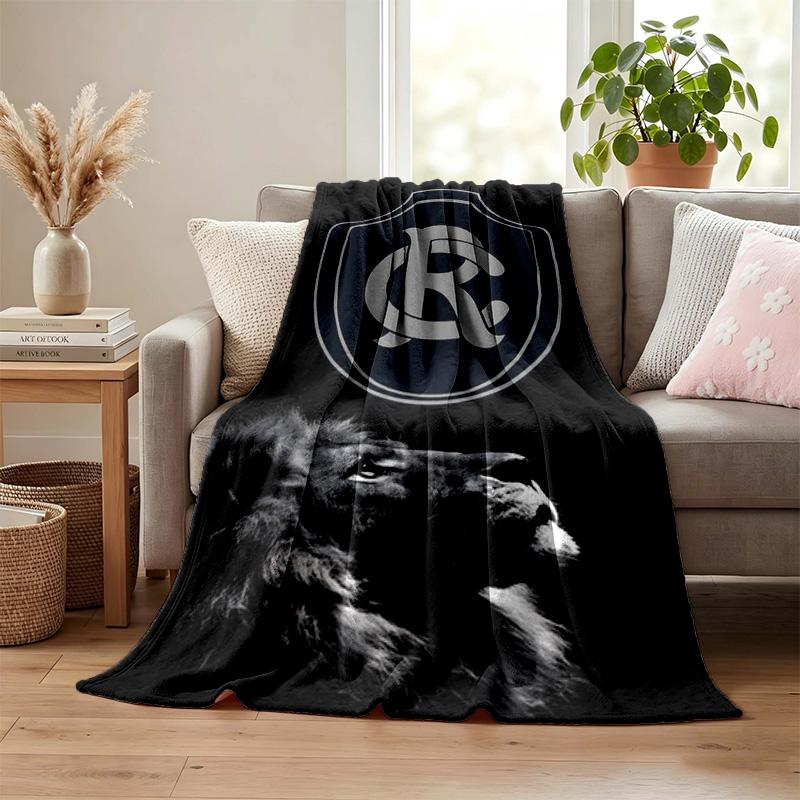 Clube do Remo blanket Flannel Blanket Soft Cozy Plush Throw for Sofa Bed Lightweight Home Decoration Gifts for Christmas various holidays
