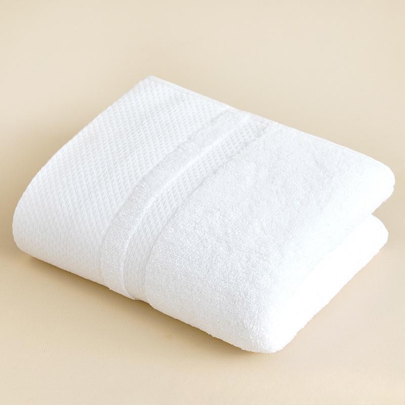 Cotton Towel Thickened Combed Velvet Cotton Adult Face Washing Household Gift Plain Color Block Absorbent Facial Towel