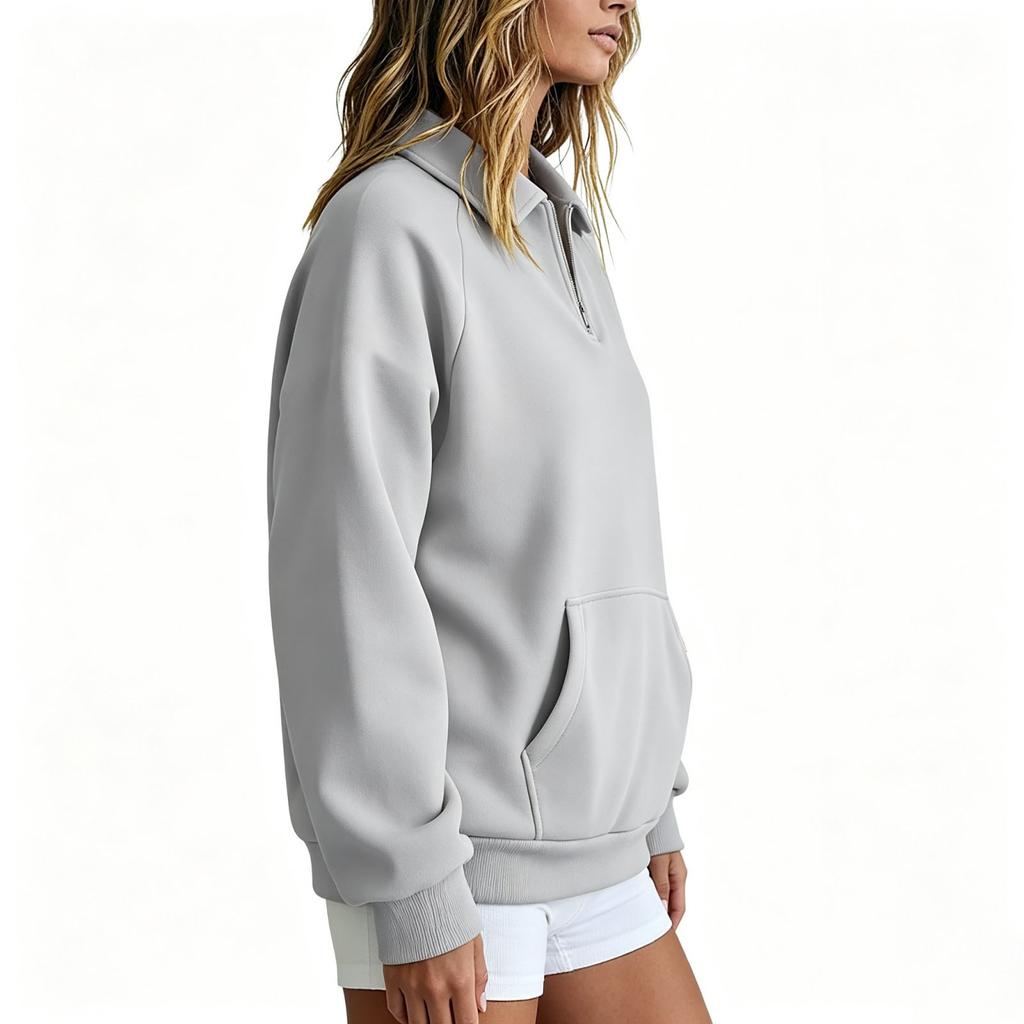 Women's Casual Sweatshirt Loose Fit Color for Everyday Wear