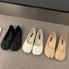 Bailamos Women Flats Summer Fashion Split Toe Ballet Shoes Slip On Ballerinas Korean Style Soft Slip On Loafers