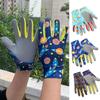 Kids Bike Gloves Ice Silk Sun Protection Gloves For Kids Toddler Full Finger Gloves For Riding Roller Fishing Biking Skating