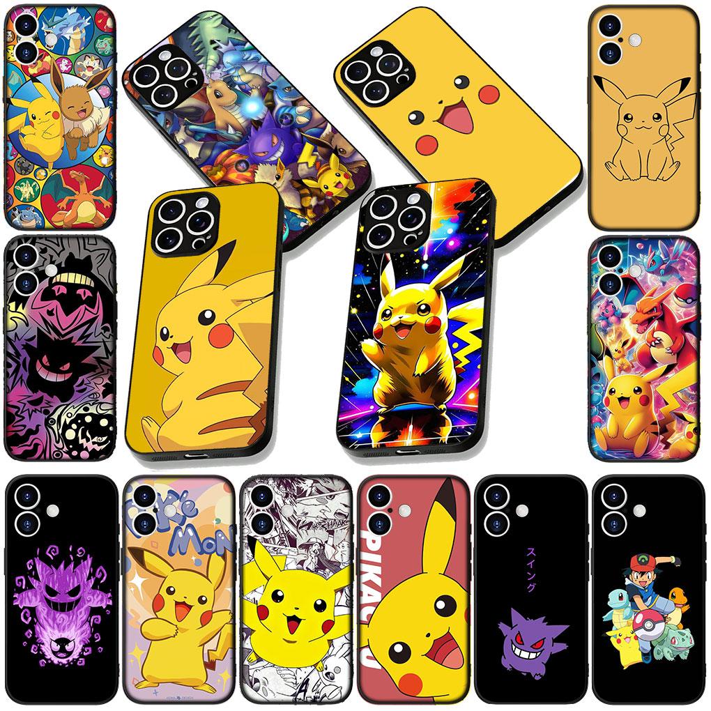 P-Pikachus P-Pokemons GO Eevees Phone Cover for Samsung Galaxy A05 A06 A14 A50 A51 A52 A12 A13 A23 A70 A07 A25 A26 M53 A56 Case