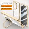 Custodia Protettiva Trasparente con Anello Magnetico per Schermo per Samsung Galaxy Z Fold 8 Fold8 Ultra Fold7 Copertura con Cerniera a Molla