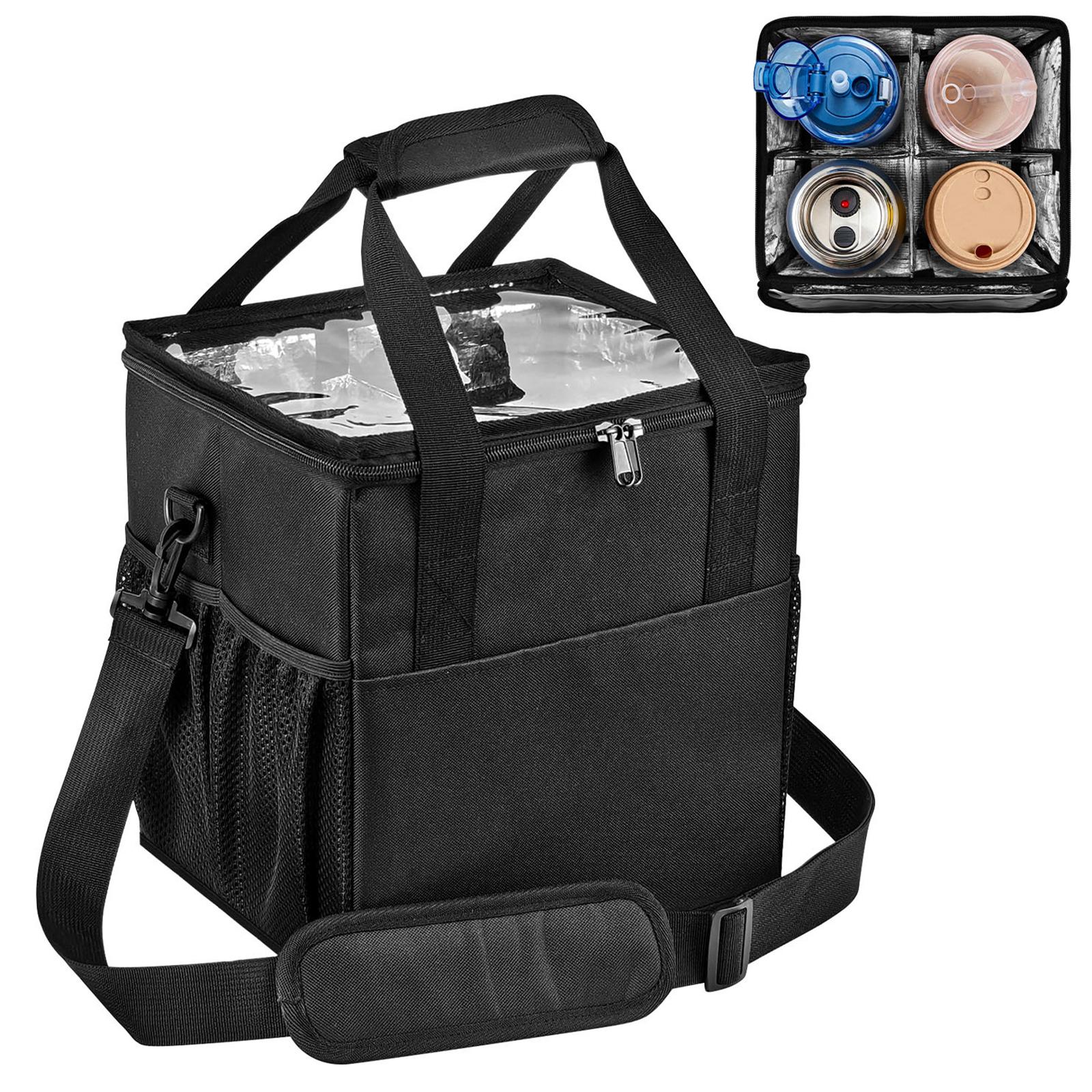 

4 Cup Portable Tote Bag Drink Holder Reusable Water Bottle Holder with Handle for Hot & Cold Drinks China Mainland