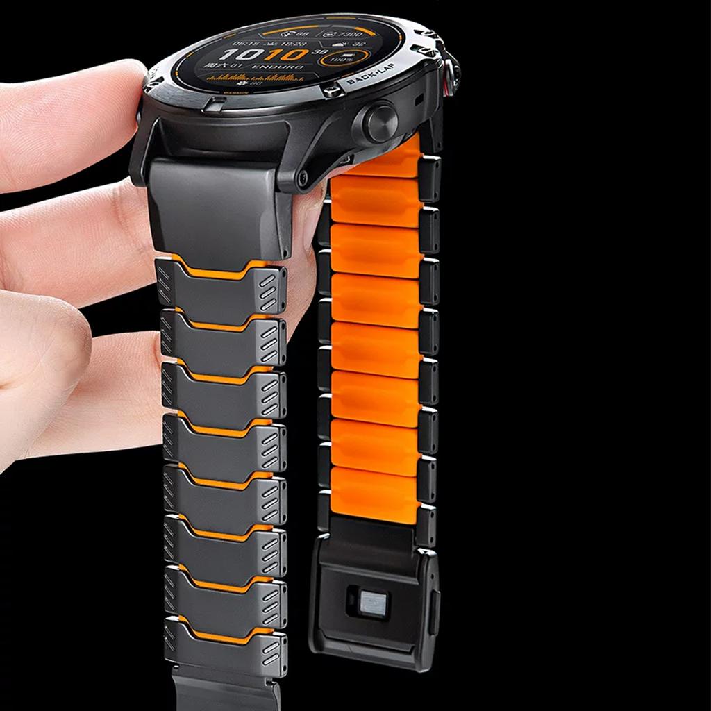 22mm 26mm Titanium Strap for Garmin Watch Fenix 8 51MM 47MM Tactix7 7X Pro Instinct 2X Enduro3 Forerunner 965 955 Metal Bracelet