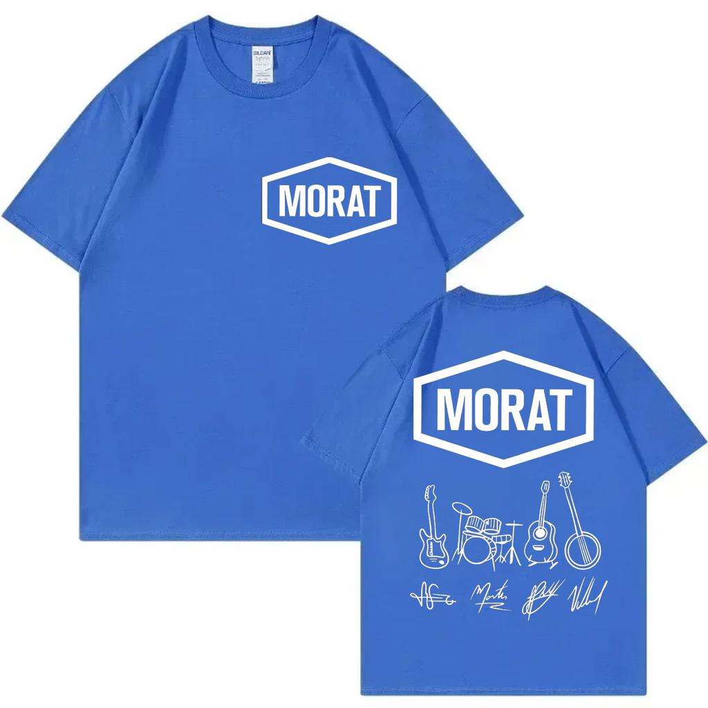 Colombia Band Morat Tour 2025 Merch Tshirt Men Women High Quality Fashion Tshirts Summer Casual Loose Short Sleeve T Shirts