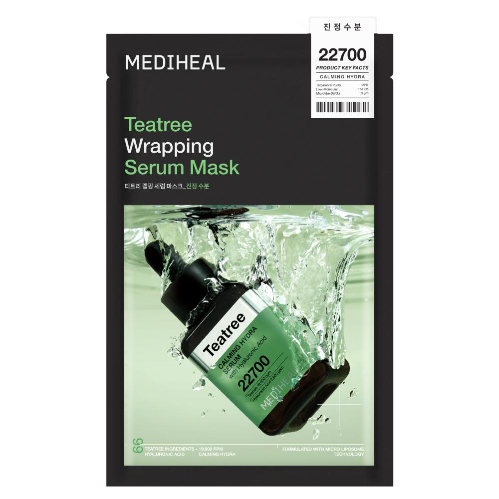 Mediheal Wrapping Serum Mask (Choose 1 of 5 types) (Madecassoside, Collagen, Vitamin C, Hyaluronic Acid, Tea Tree)
