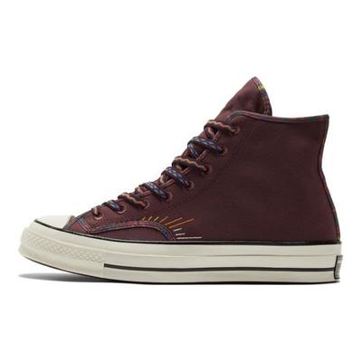 Chuck 70 High Heritage Detail Unisex Sneakers Purple Dark-Wine Egret A04406C