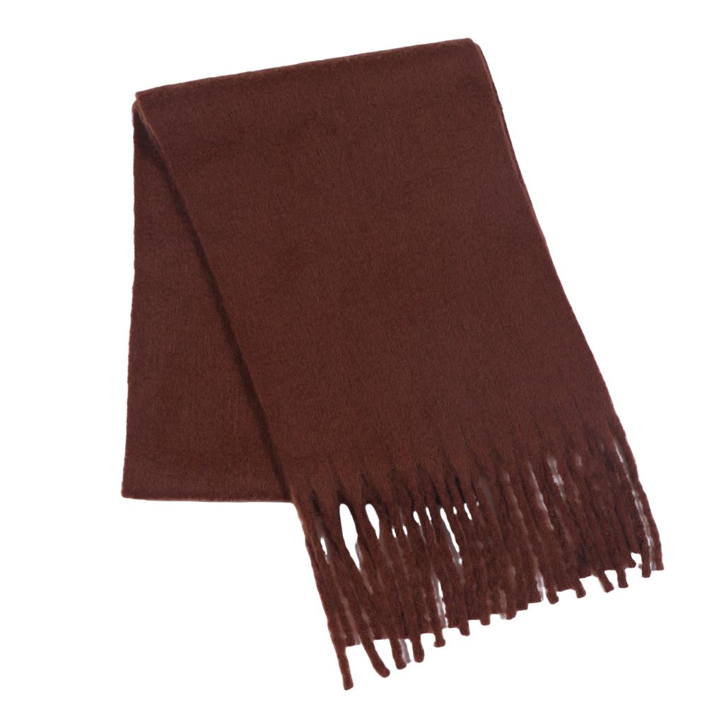 Winter Cashmere Scarf For Women Men Thick Solid Scarves Pashmina Blanket Wraps Soft Neck Warm Bufanda Shawls Long Poncho Echarpe