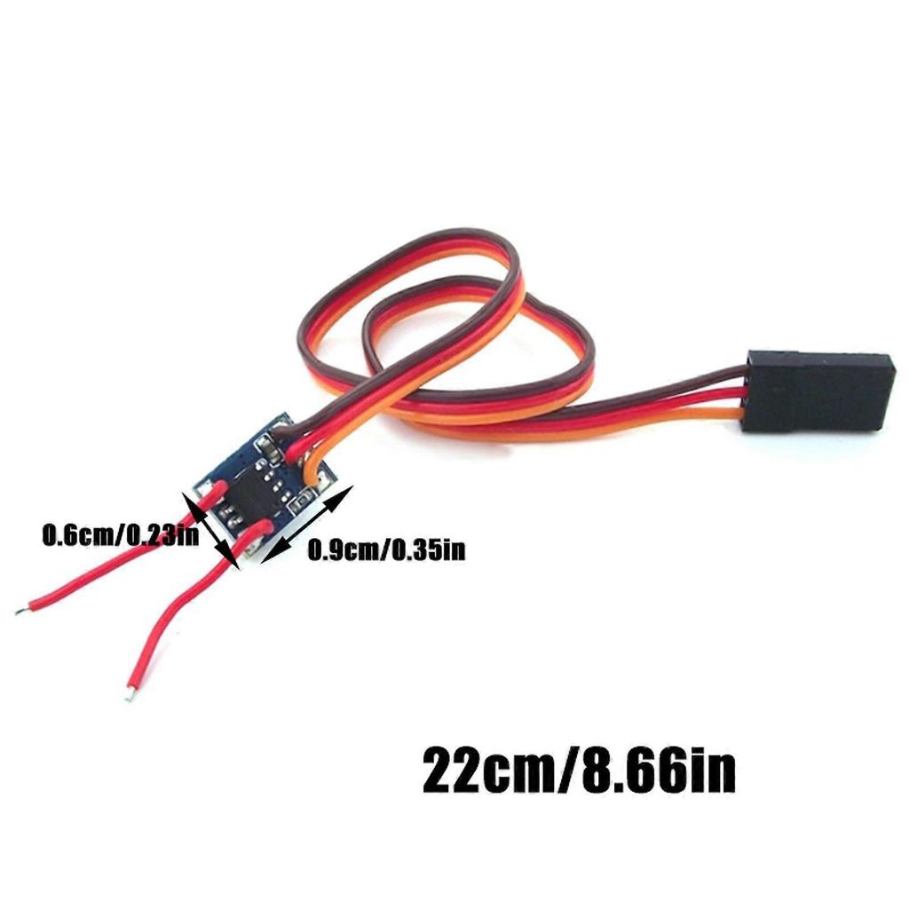 Micro Electronic Speed Controller Used in Mini Car, Mini Model Aircraft Good Heat Dissipation for Toy Car Assembly
