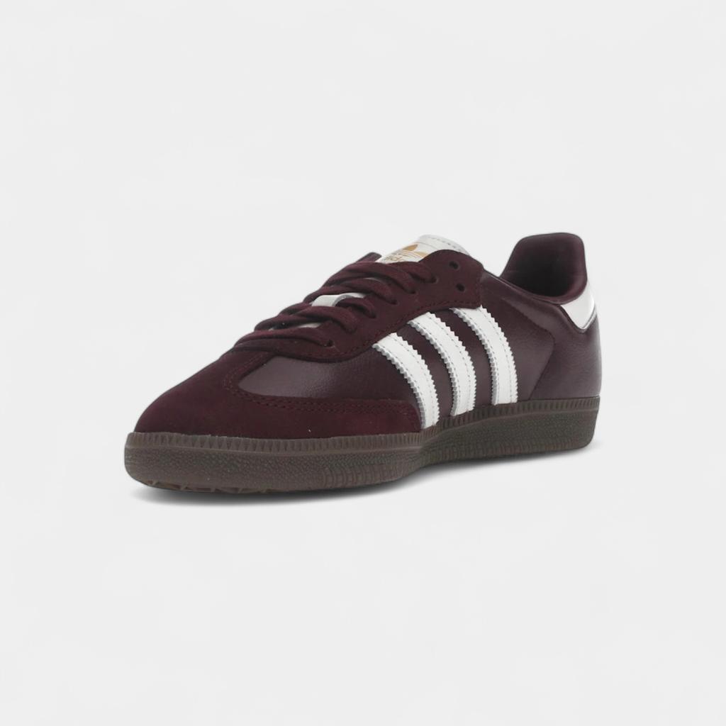 Adidas Samba OG Maroon Off White Gum (Women's)