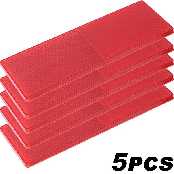 

Red White Reflective Tape for Trucks Self-Adhesive Conspicuity Tape Anti-Collision Safety Sticker for Trailer Rear Marking
