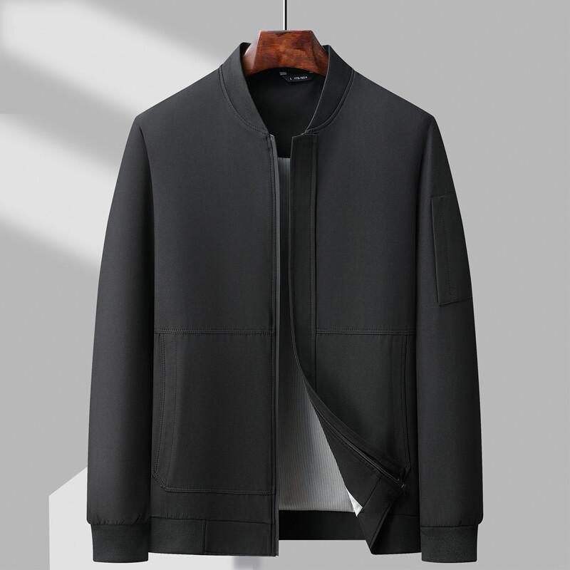 Dad's Coat Spring and Autumn Spring Middle-aged Men's Baseball Collar Jacket Middle-aged and Elderly Casual Stand-up Top