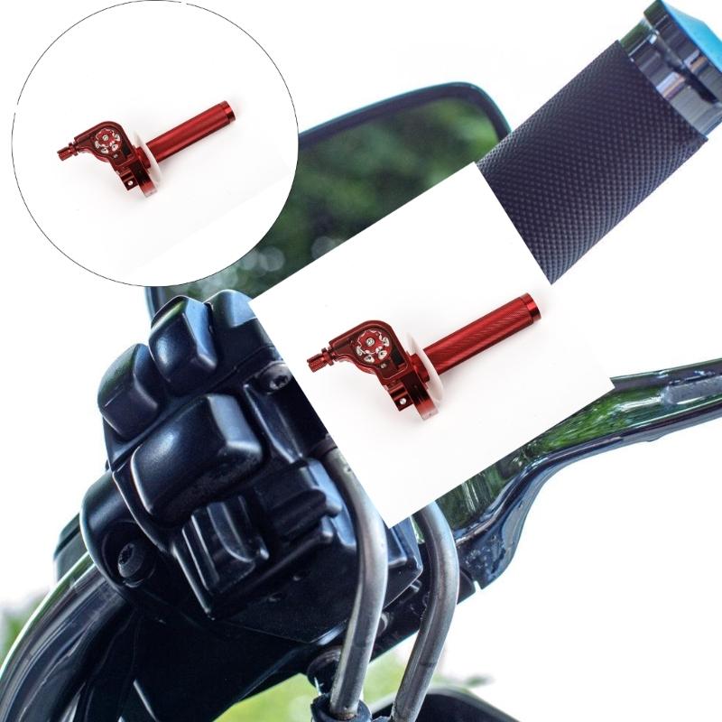 Universals Motorcycle Handlebar Grip 22mm Aluminum Throttles Controls Ergonomic Design For Smooth Cycling