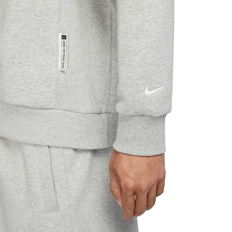Nike Standard Issue Dri-Fit Quick-Dry Basketball Crewneck Sweatshirt Men Sweatshirt Gray FZ0221063