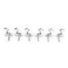 6Pcs Guitar String Tuning Peg Metal Open Tuner Key Machine Head Set Kit for Acoustic Electric
