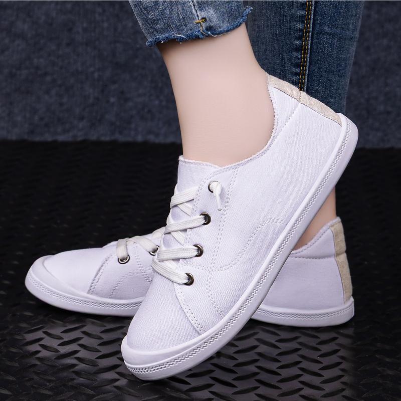 Large Size Sports Shoes, Spring Lightweight Shoes, Soft-soled Flat-heeled Casual Shoes, Outdoor Vacation Walking Shoes