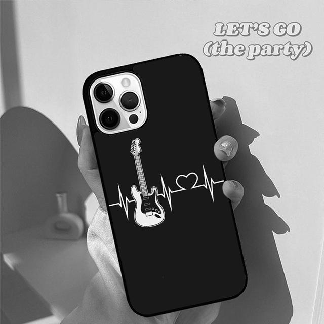 Autumu Guitar Music Phone Case Cover for iPhone 17 Air 16 16e 15 12 11 13 14 Pro Max Apple Plus Coque