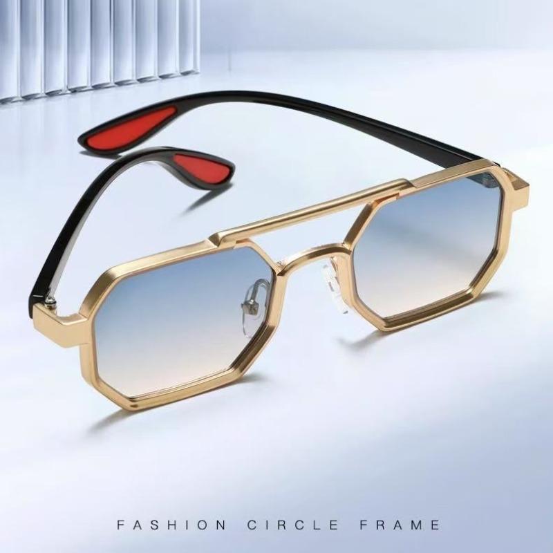 New Square Sunglasses For Men Fashion Rectangle For Women Metal Luxury Brand Eyewear Classic Sun Glasses