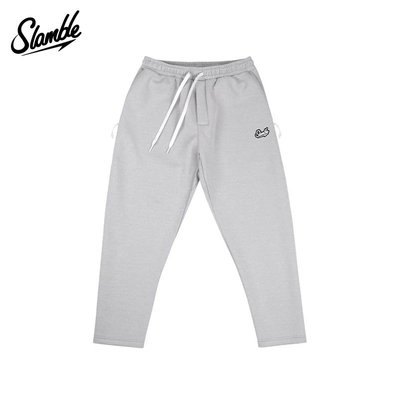Slamble Air Layer Men s Loose Hip Hop Sweatpants 2XL серый