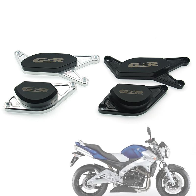 Para SUZUKI GSR400 GSR600 GSR 400 600 2006 2007 2008 2009 2010 2011 2012 Conjunto Completo Motor Crash Pads Quadro sliders Prote
