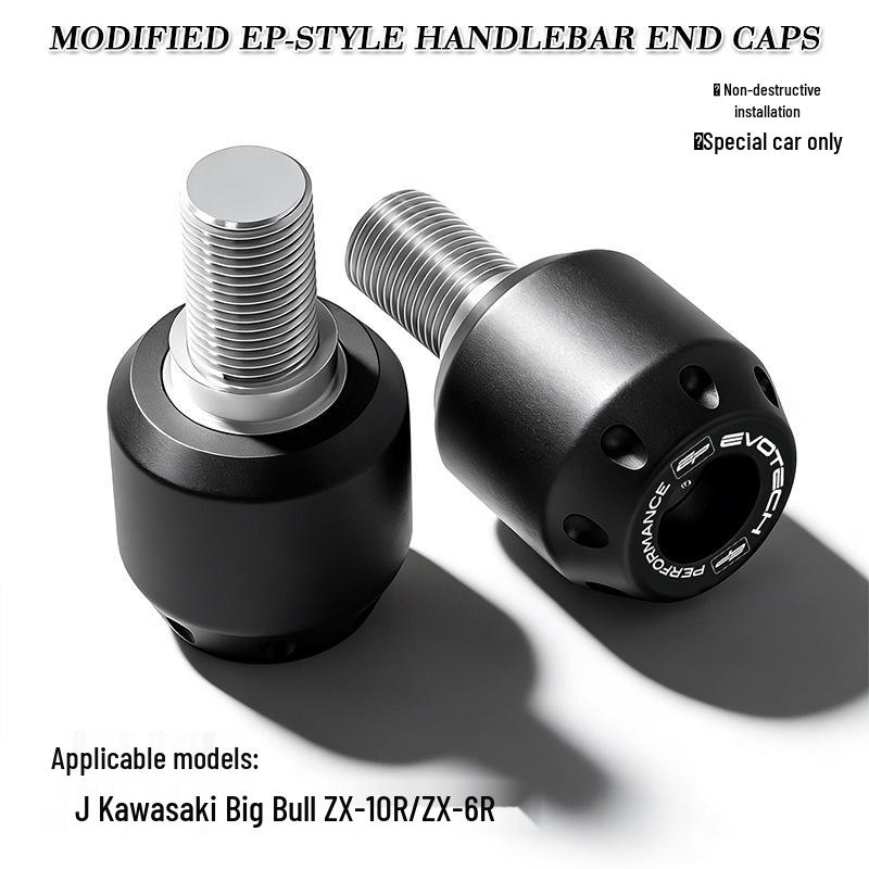Kawasaki ZX-6R/ZX10R EP Style Aluminium Lenkerendgewichte