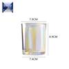 Romantic Black Frosted Glass Candle Holder for DIY Aromatherapy