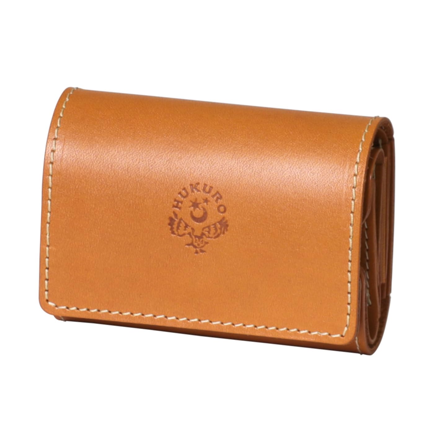 

Mini Tri-fold Wallet for Women and Men, Genuine Leather, Palm-Sized Wallet - minit - Small Wallet, Large Capacity, Tochigi Leather, Pouch