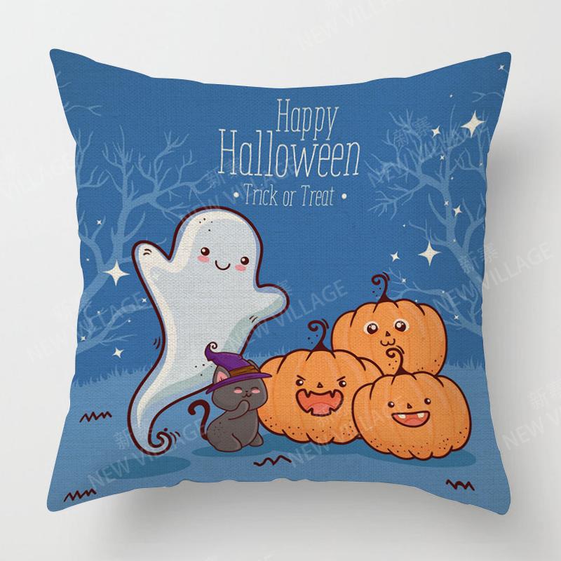 Decorative Cushion Home Living Room Decor Throw Pillow Cover Pillowcase Halloween Autumn